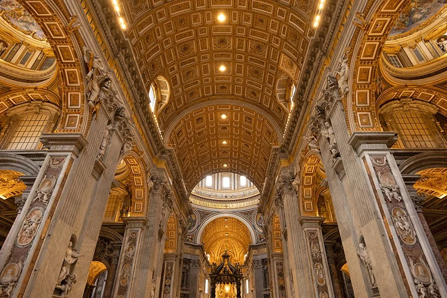  Interior of St. Peters’s Basilica, Vatican City, Italy - 101674_IT 