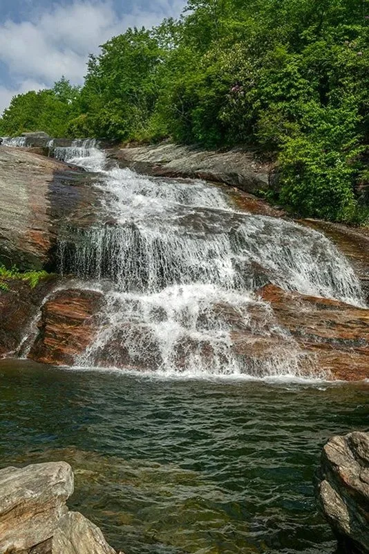  Lower (or Second) Falls at Graveyard Fields - NC56_1388 