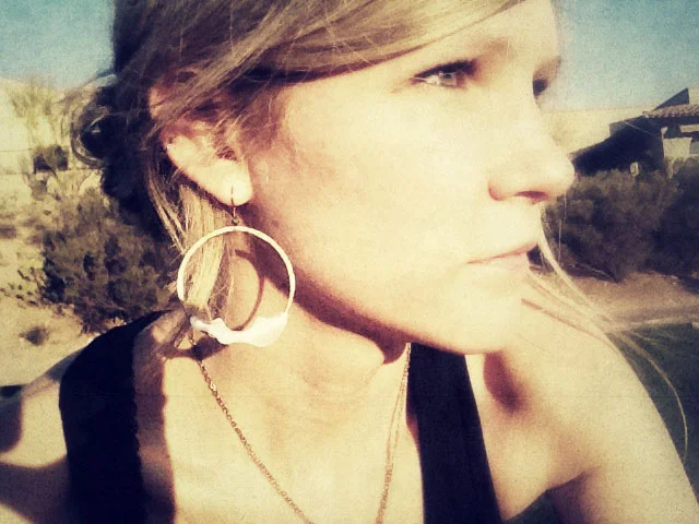 Mother of pearl earrings