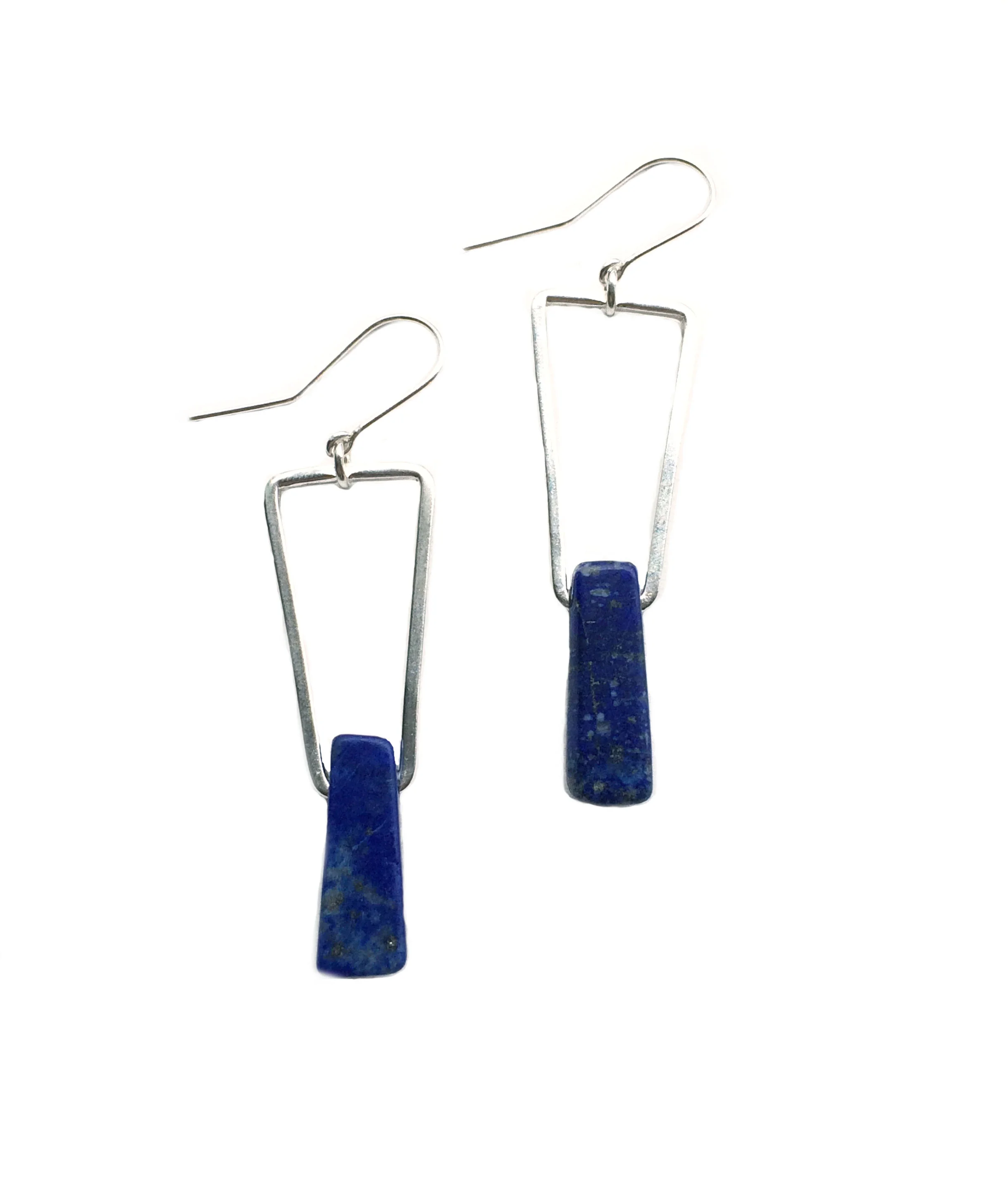 Lapis Geo Earrings Sterling Silver.jpg