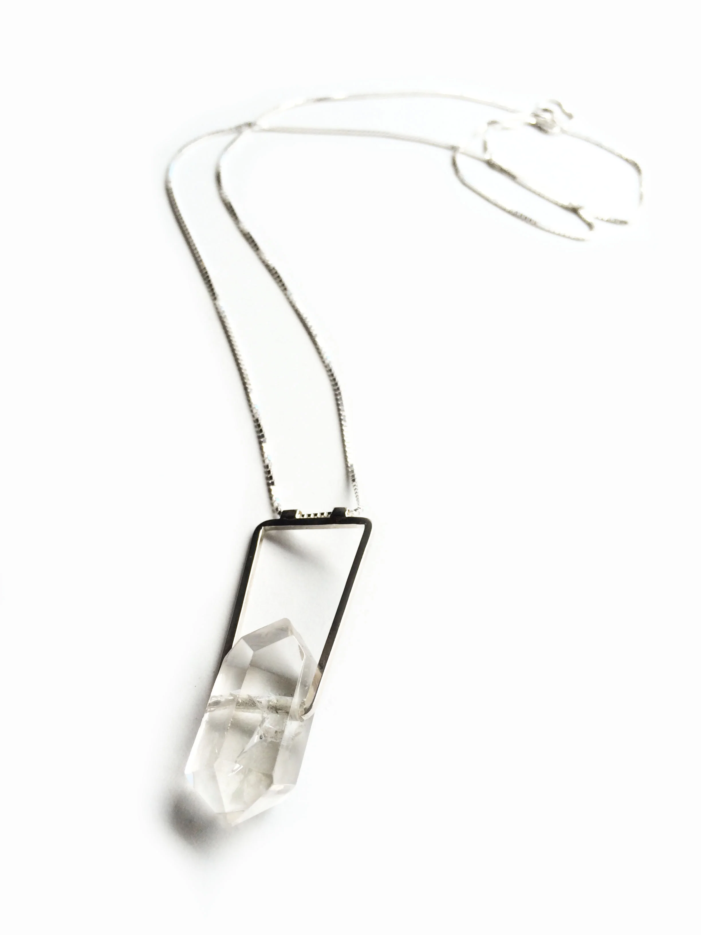 Geo Silver and Quartz Necklace.jpg