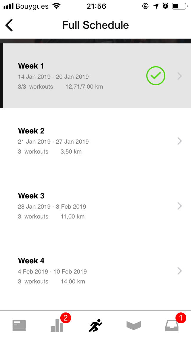 I let An App (NikeRun+) train me for my Marathon : this is happened! (part 1)