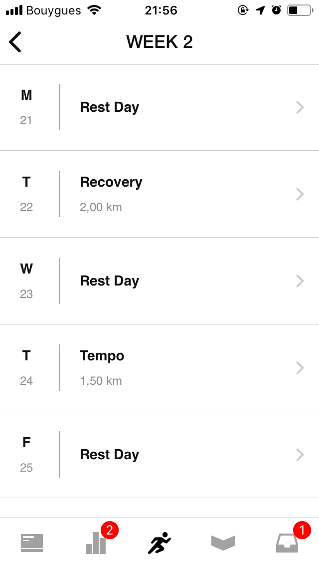 nike running app marathon training