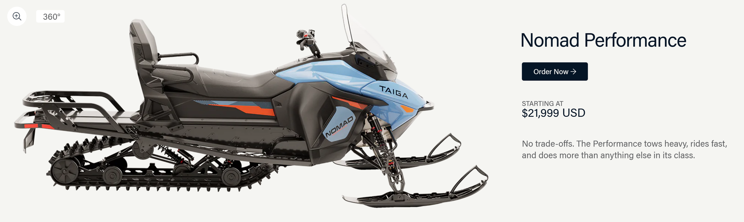 Taiga Snowmobile