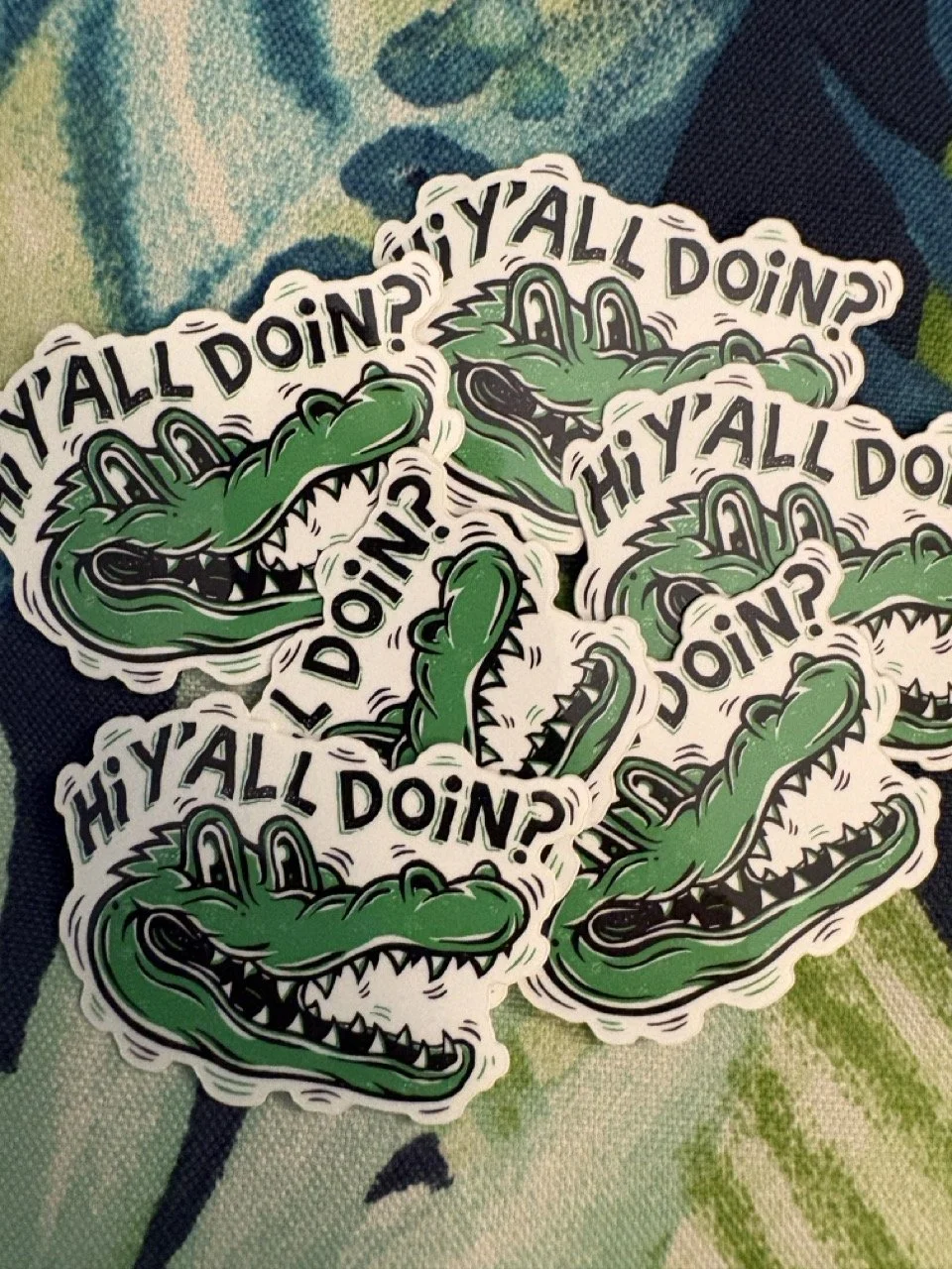 Hi You Doin Stickers (2.5 x 2)
