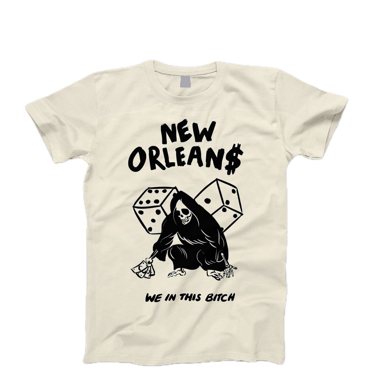 We In This Bitch (Black on Cream)
