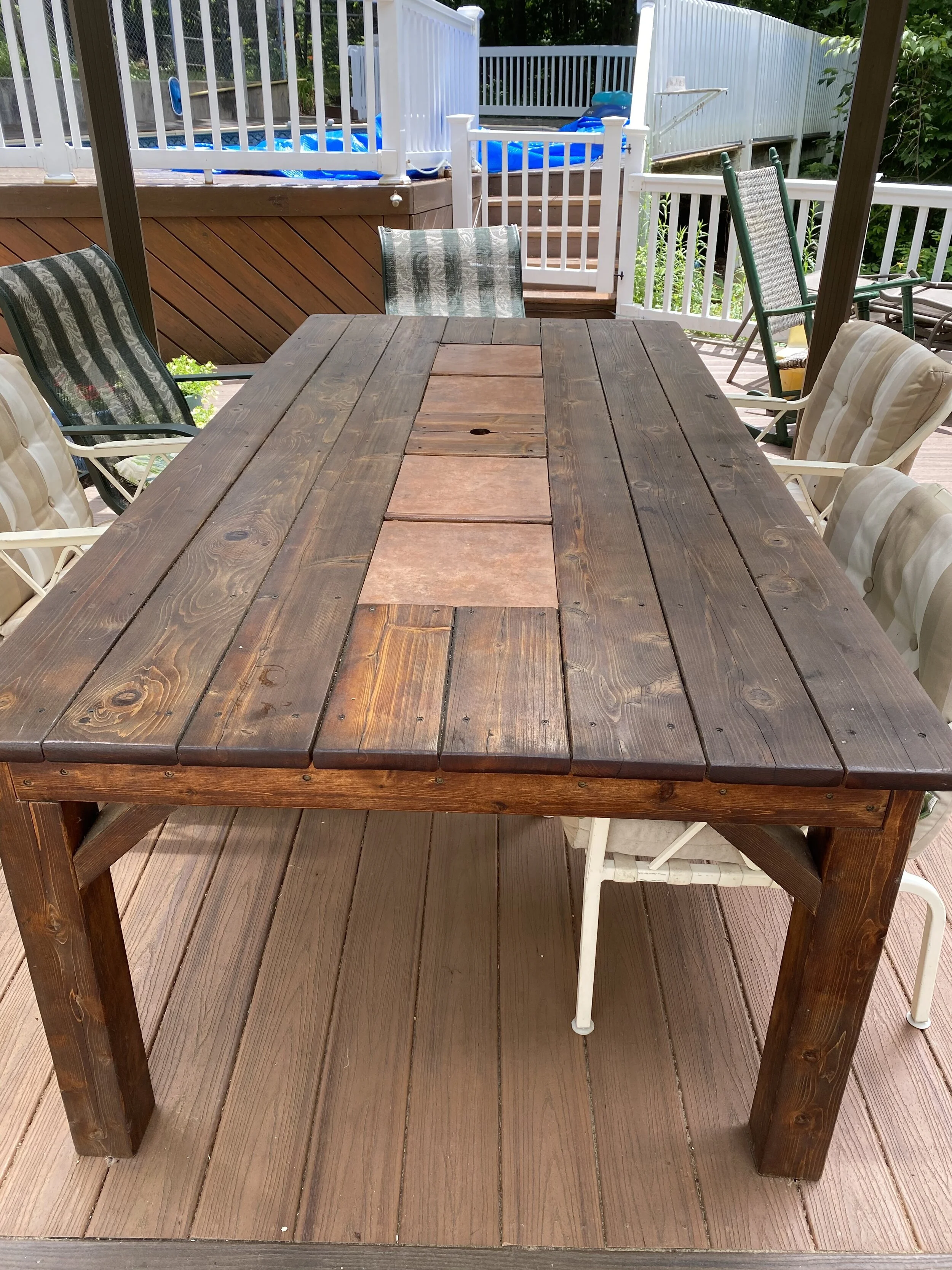 Cedar Outdoor Dining Table
