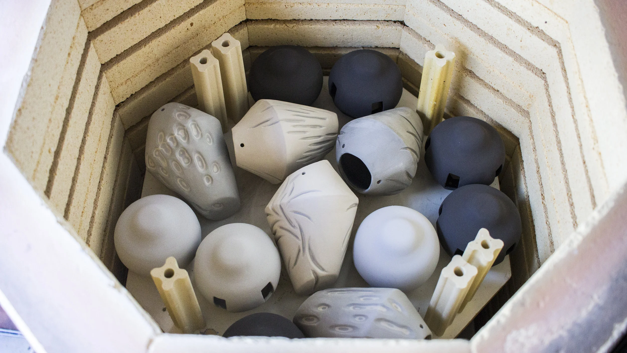 Loaded greenware pieces for commission work!
