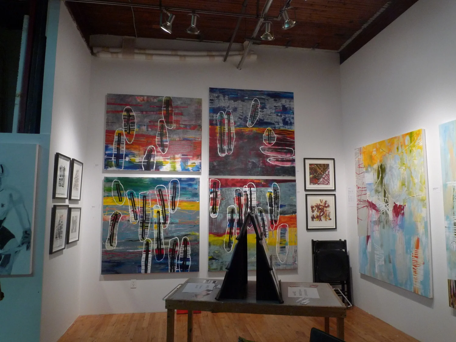 À La Virée des ateliers en 2013, au local 402.