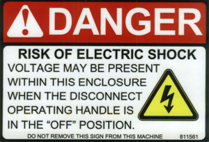 Danger Safety Sign