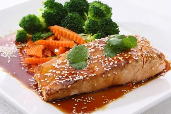 Southeast Asian Marinated Baked Salmon
