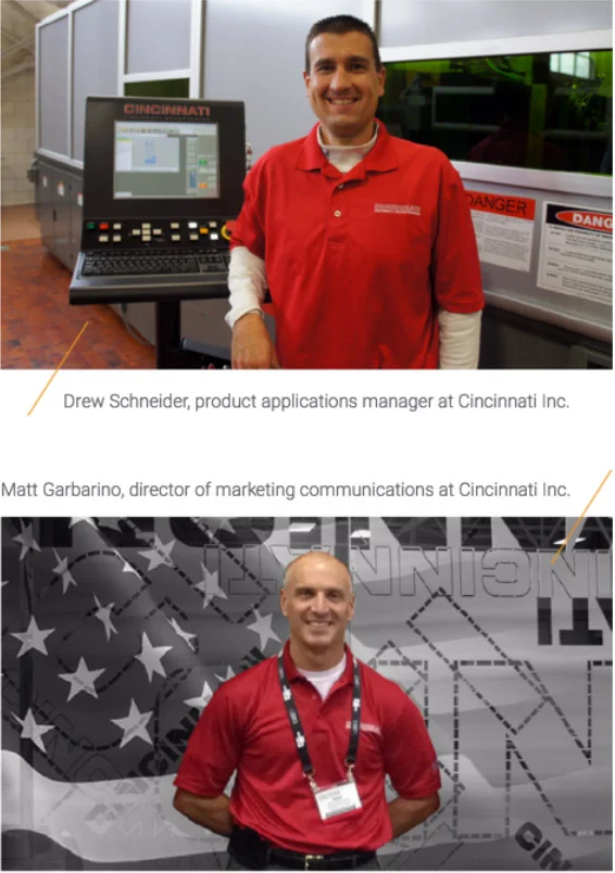 Drew Schneider, CI Product Applications Manager, Matt Garbarino, CI Director of Marketing Communications