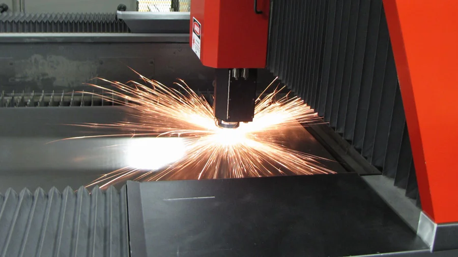 Fiber and CO2 lasers must rely on more than just the beam of light to cut metal . Assist gases are necessary to release energy and help transfer heat more intensively and effectively than the beam alone.