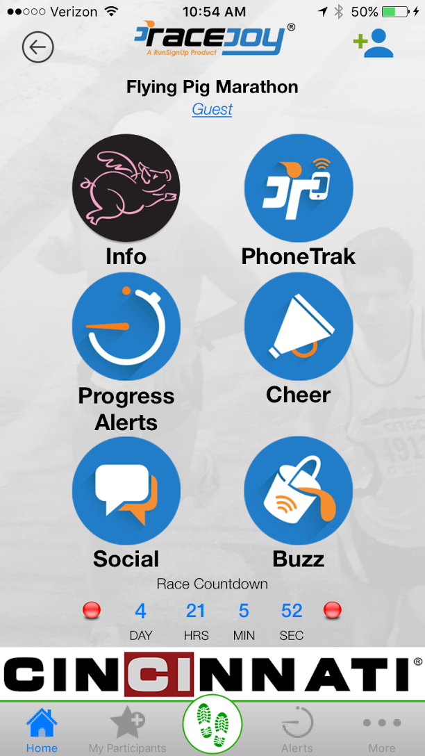 CI Sponsored RaceJoy App