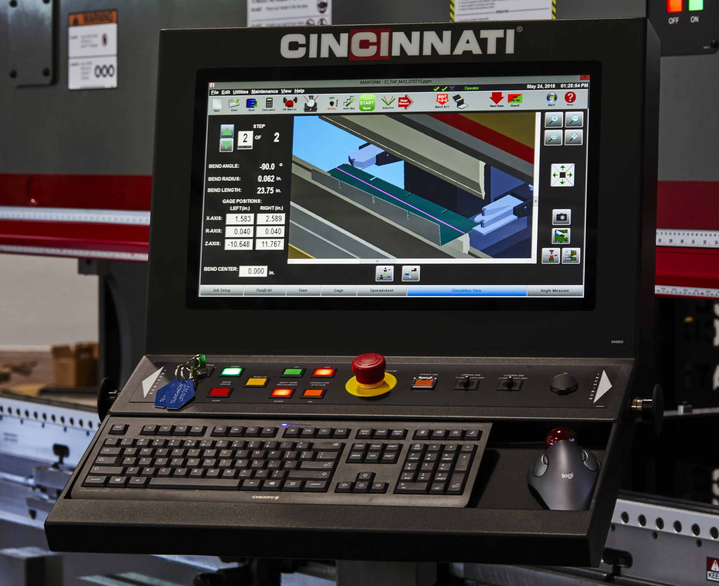 Press Brake Control Retrofit — Cincinnati Incorporated