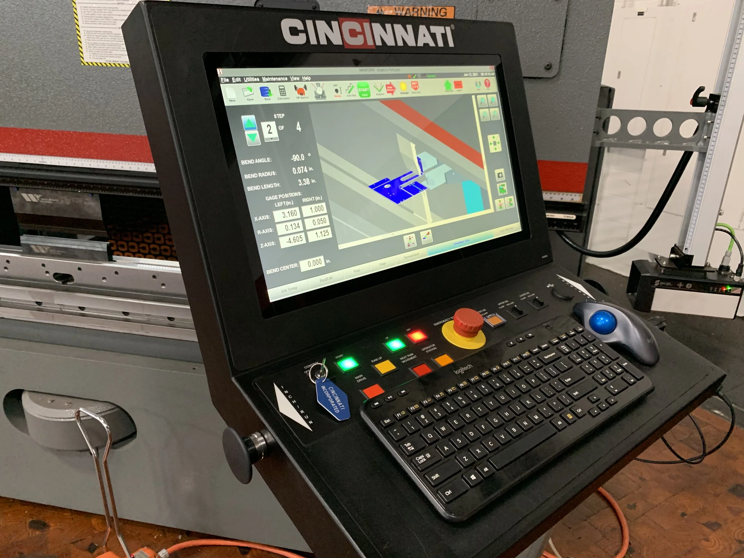 Press Brake Control Retrofit — Cincinnati Incorporated