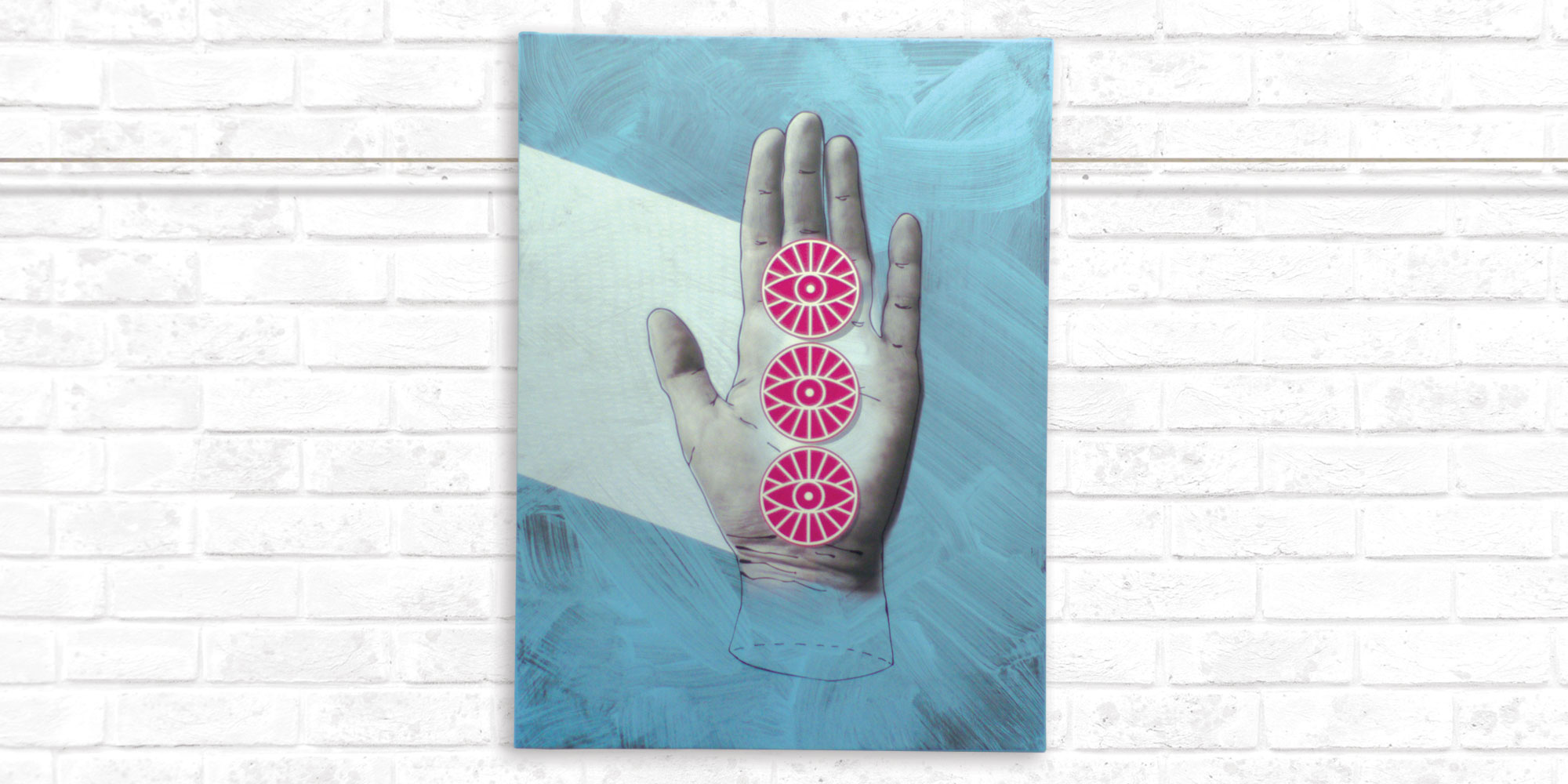 Drishti - Rachel Smith | (Stretched Canvas Print)