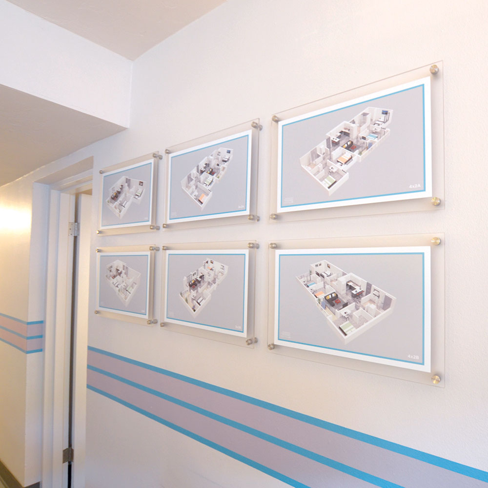 neutral7 design large format printing acrylic wall signs wall graphics