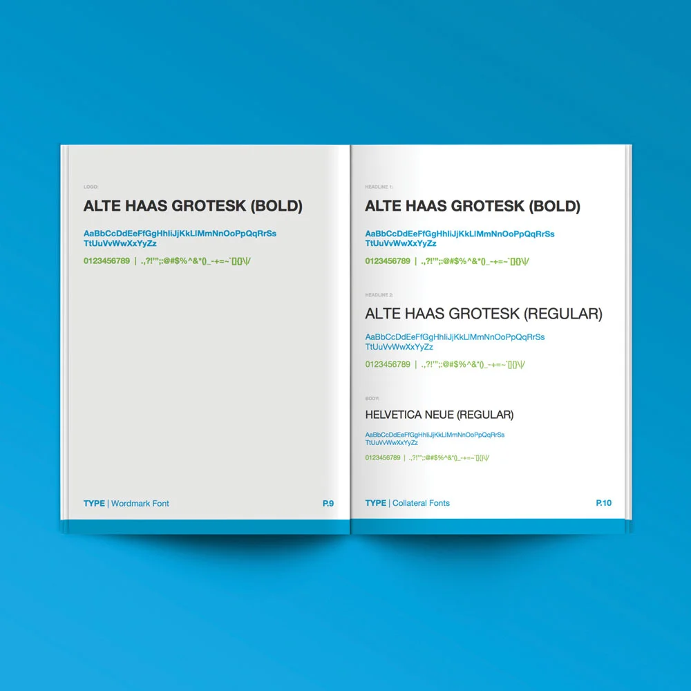 neutral7 graphic design tobacco free alachua branding guide booklet