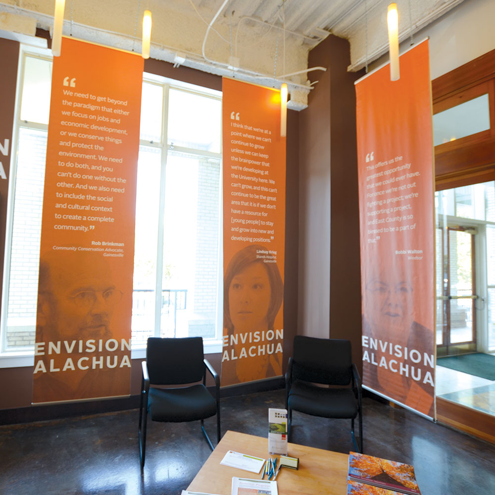 neutral7 design large format printing events hanging banners