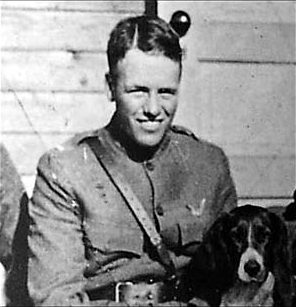 Lt. Quentin Roosevelt in the 95th Aero Squadron, U.S. Concession Territory, U.S. 1917.