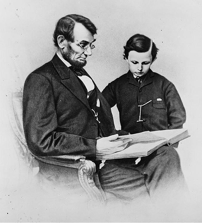 President Lincoln and his son, Tad Anthony Berger, photographer. Brady National Photographic Art Gallery (Washington, D.C.)