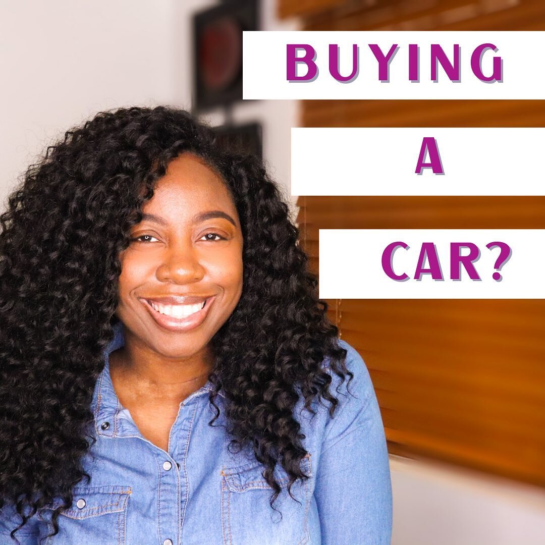 I recently brought my kid a car.⁣
⁣
Buying a car is not just about the style or the bells and whistles, even though I love them. ⁣
⁣
There are a few financial considerations that I focus on during the car buying process to make sure I am not spending