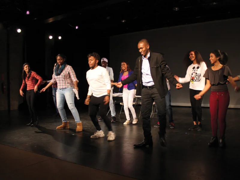 Bronx Acting Ensemble The Black Arts Movement was an amazing period of time that brought forth many artist; playwrights, actors, poets, visual artist, who created a body of work that spoke for the people who faced injustice. We explored Margaret Walker's poem, "For my People" and studied two scenes that take a look inside the heart, mind and community of people of color. Read more...