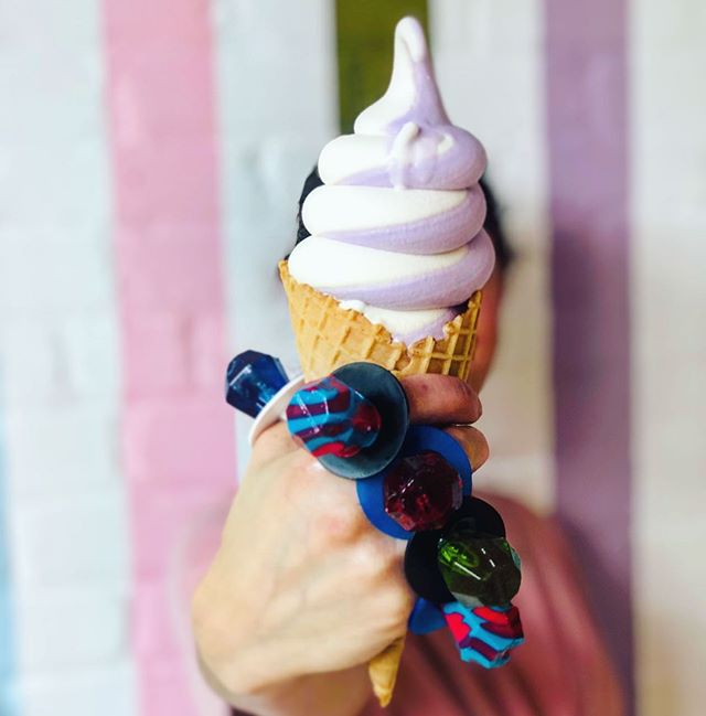 For the love of ICE CREAM - Power Cone💥Big day at the store tomorrow for National Ice Cream Day!!! I hope to see you all :) 🙋🏻&zwj;♀️🍦#icecream #summer #girlpower