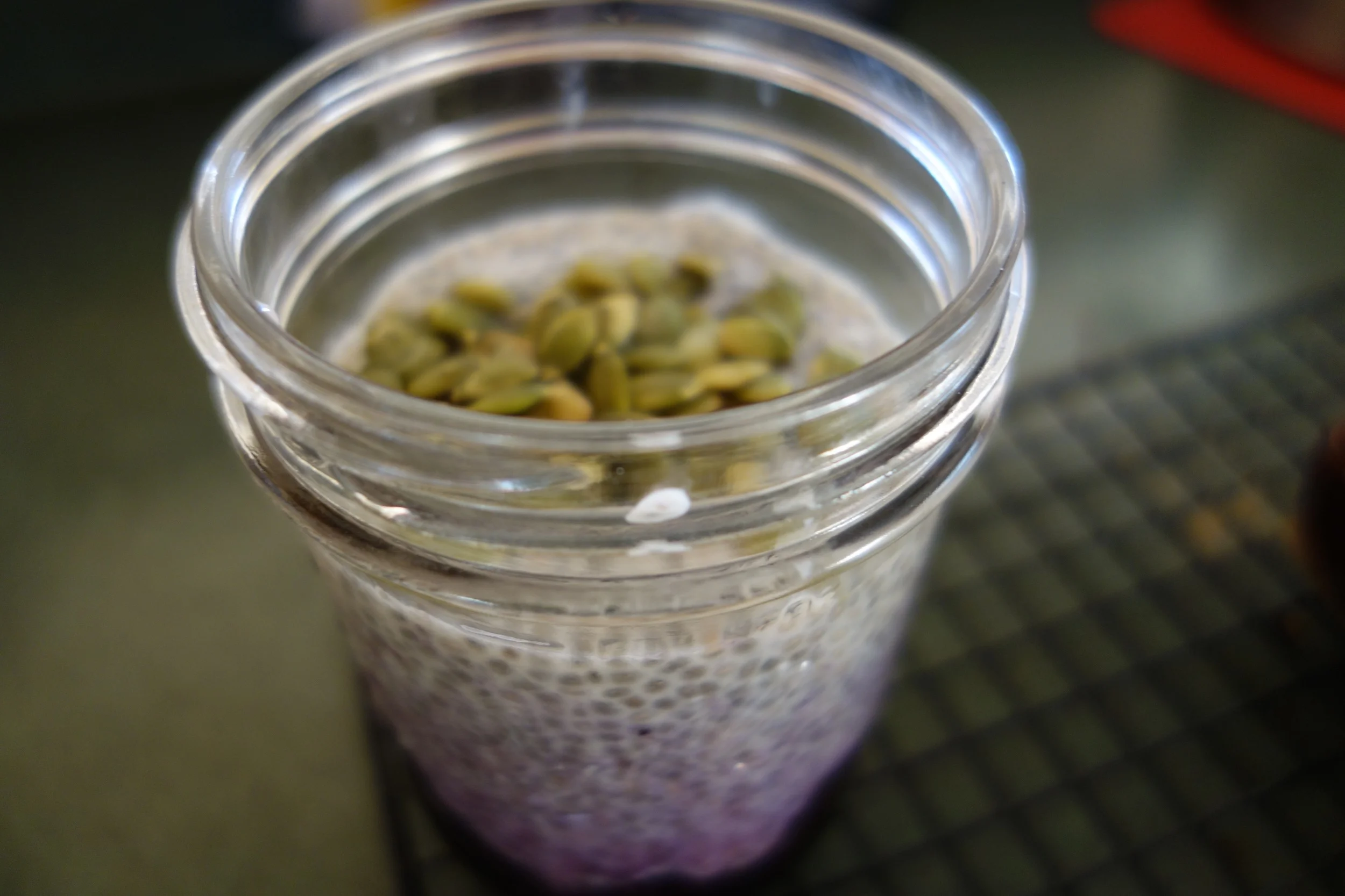 Blueberry Chia Breakfast Pudding