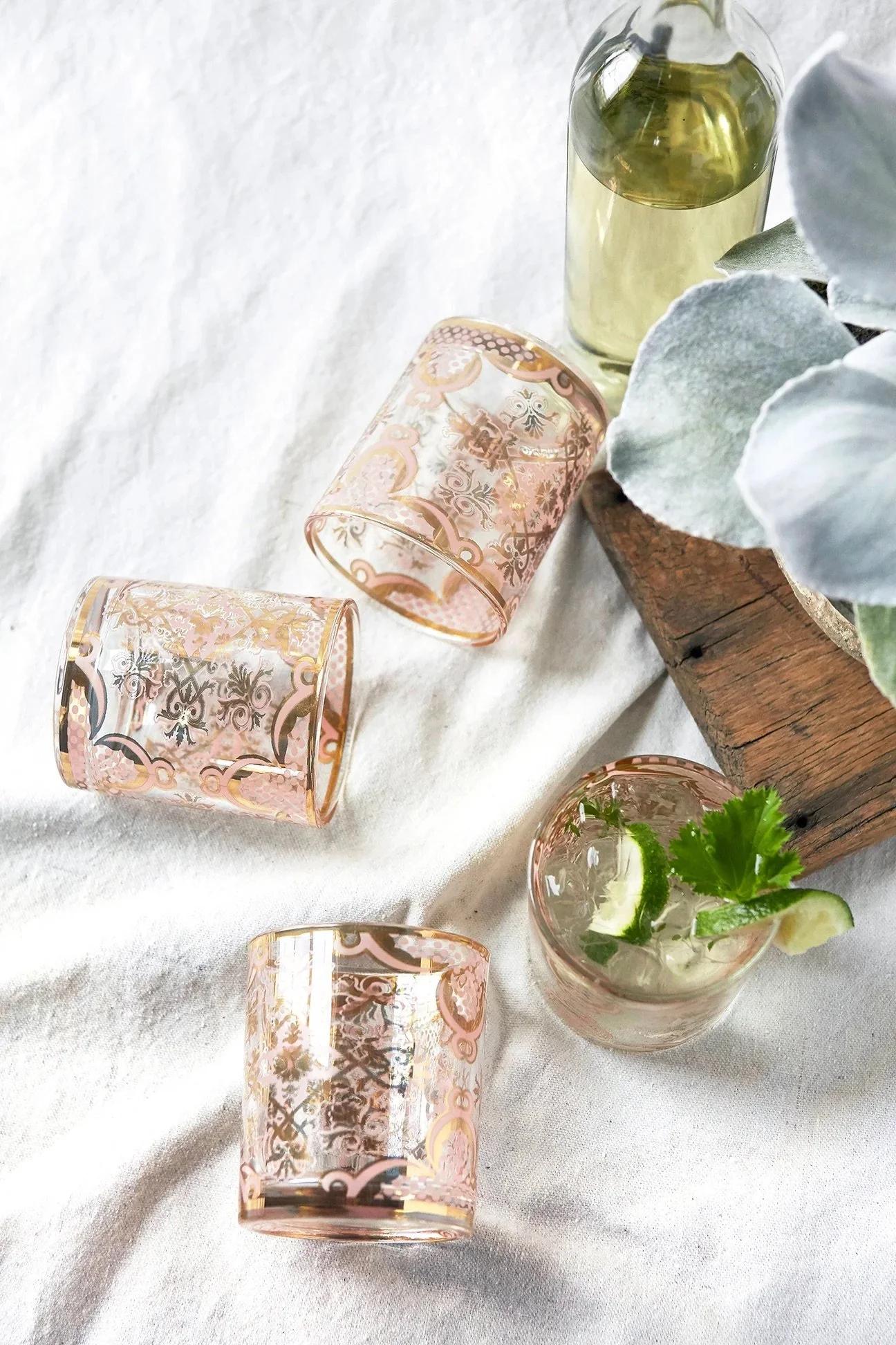 Patina Vie Bellissimo Rocks Glass, Set of 4