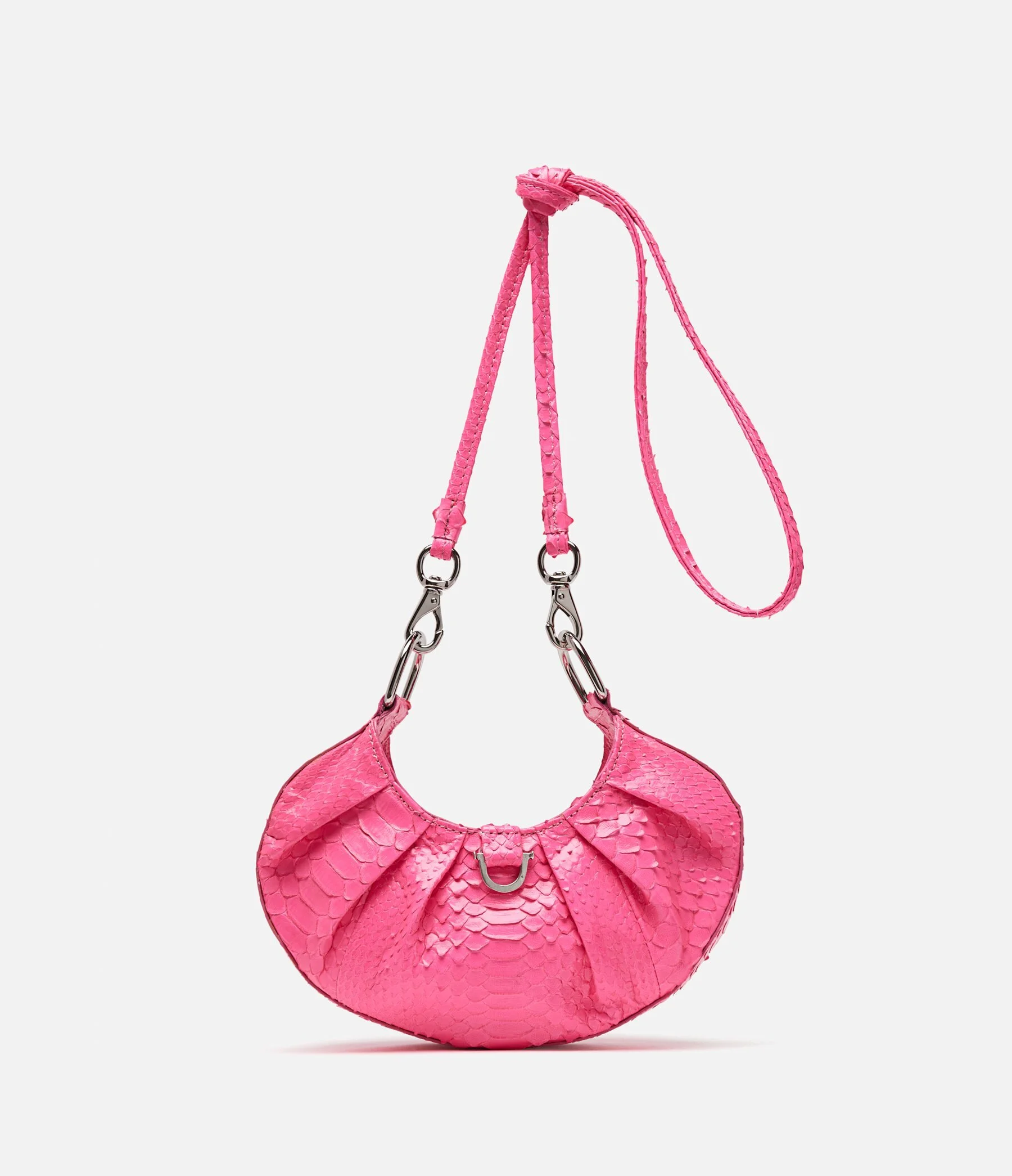 neon pink mini bag