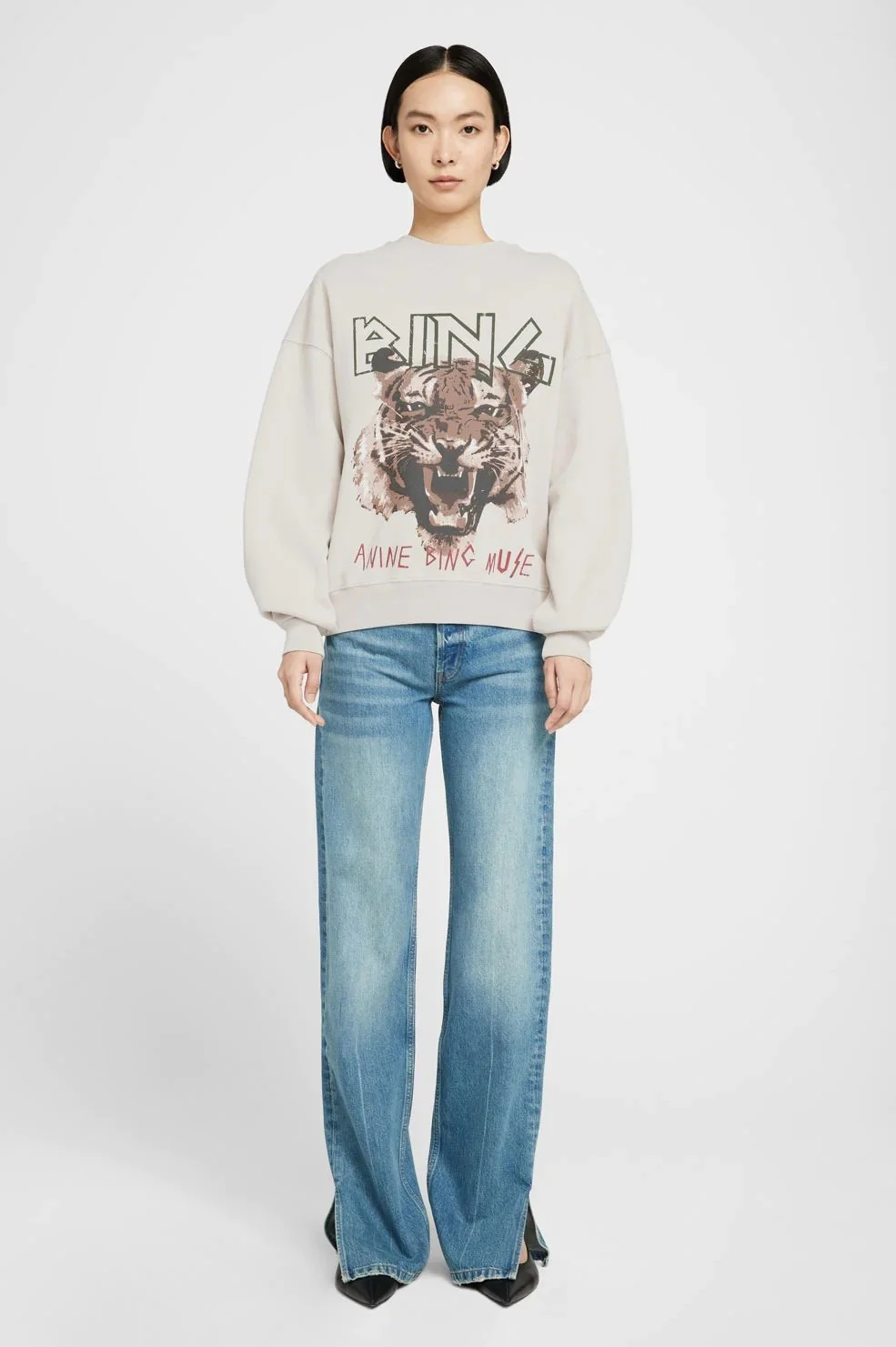 ANINE BING TIGER SWEATSHIRT — Elements