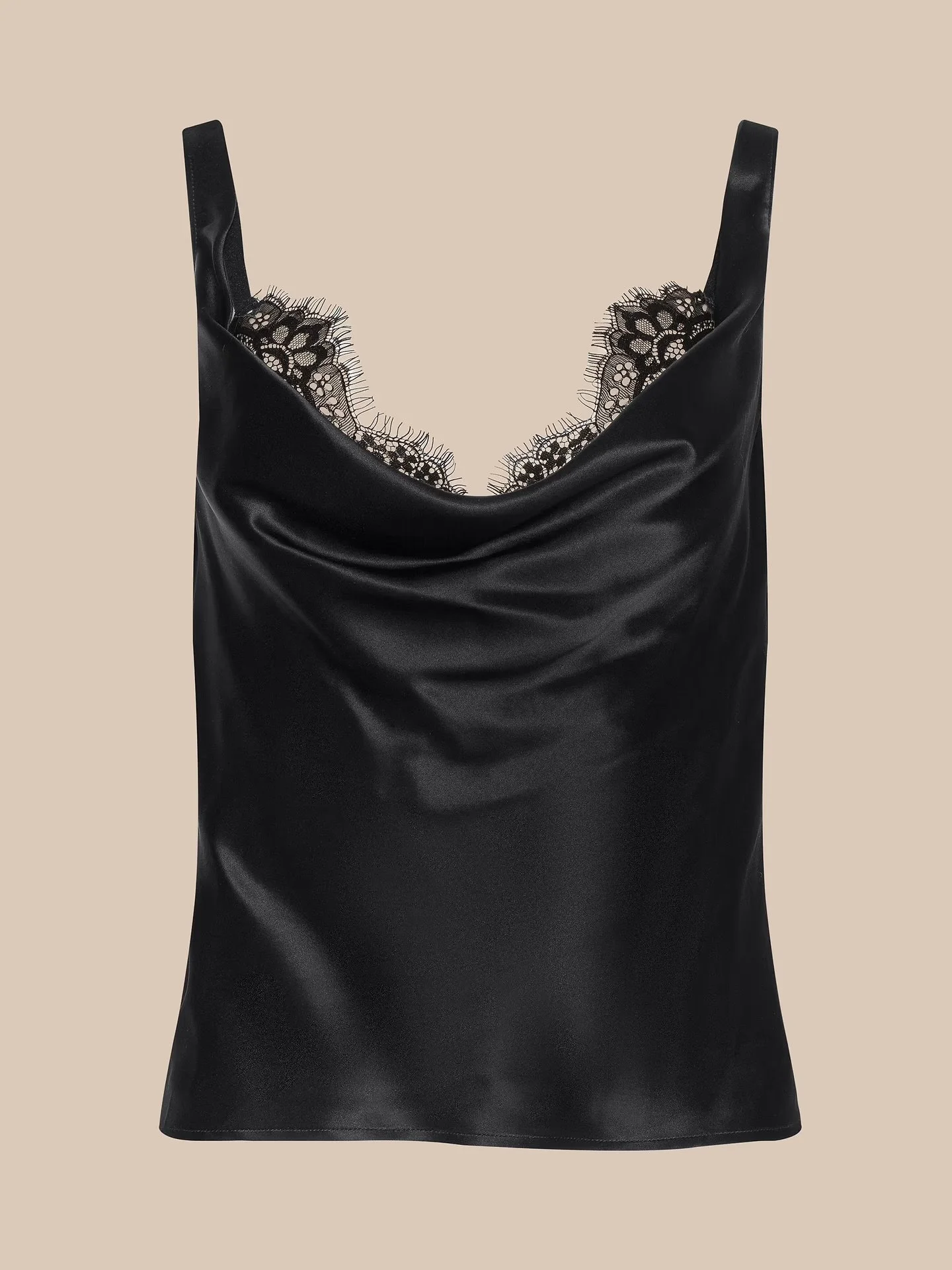 L'Agence Evadne Silk Lace Camisole