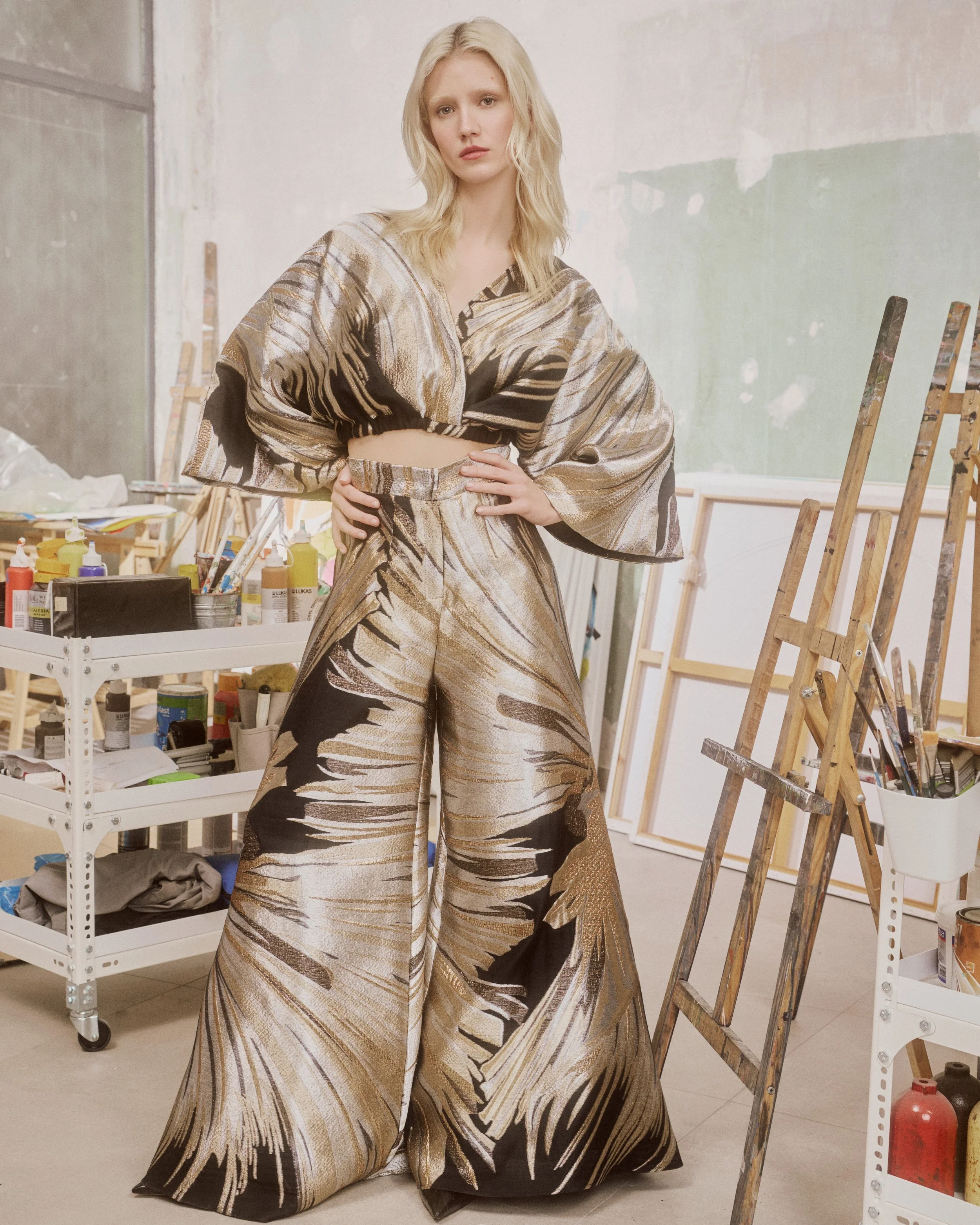 Lace The Label Simmer Crop Blouse