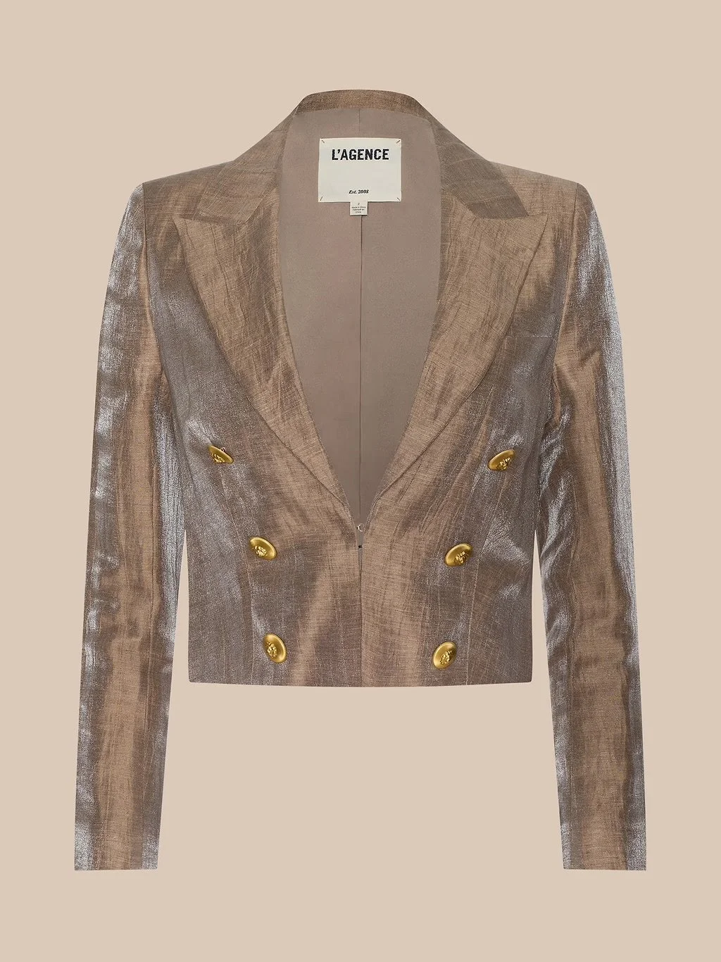L'Agence Inez Cropped Blazer