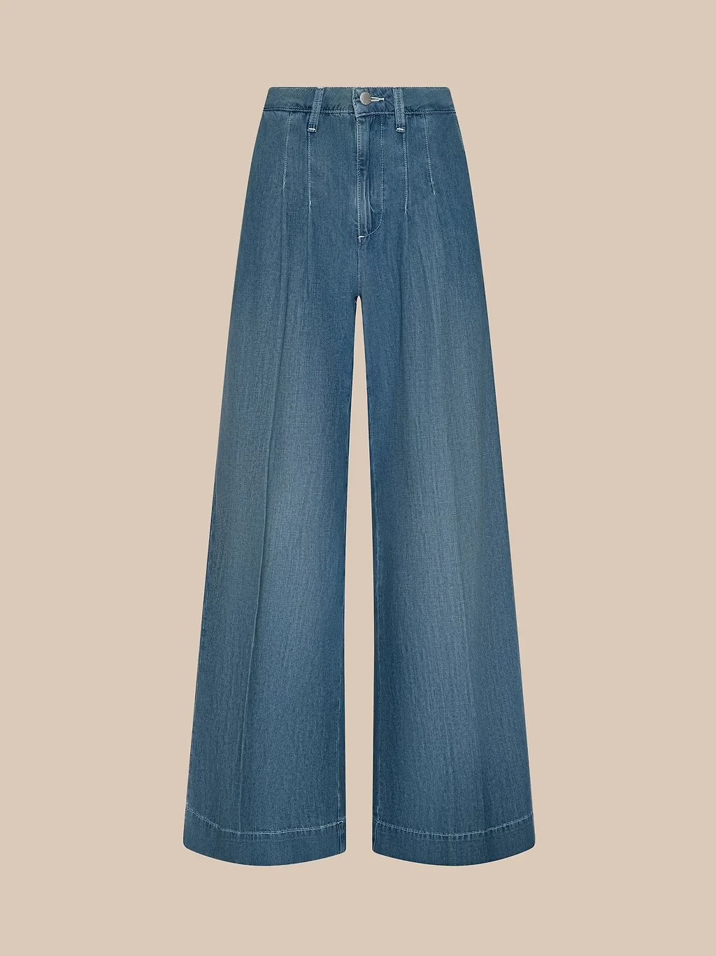 L'Agence Jayani Pleated Wide-Leg Jean