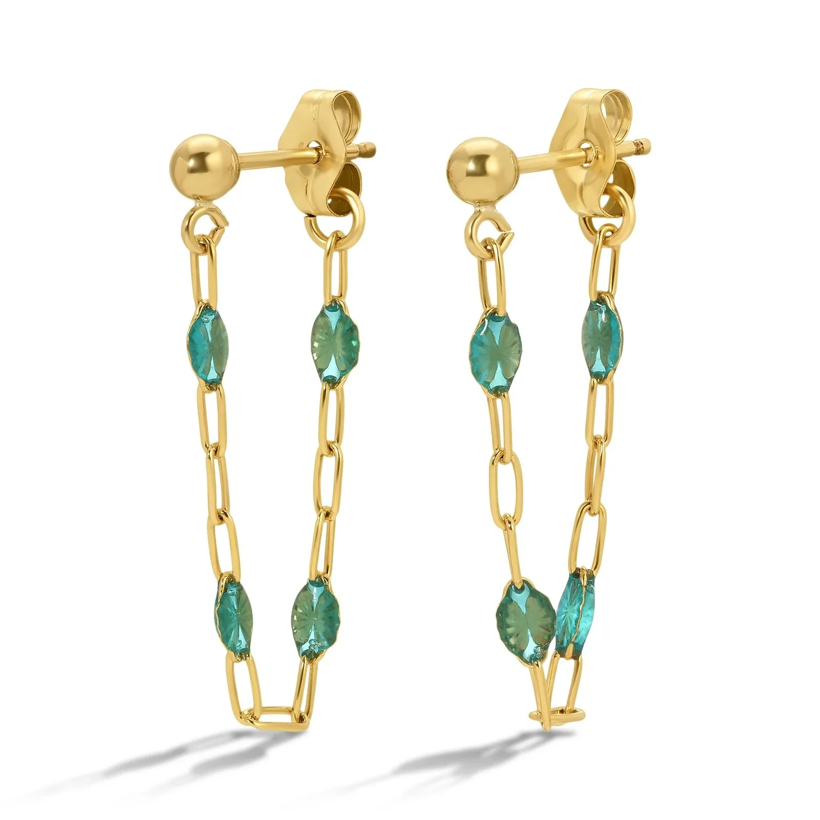 Joy Dravecky Maldives Earring in Aqua
