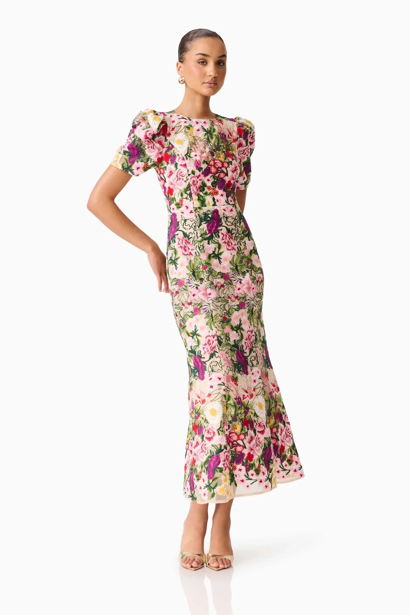 Elliatt Flora Midi Dress