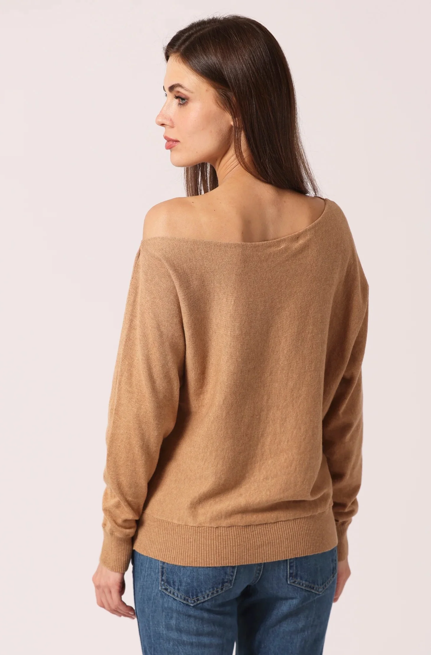 minnie rose off shoulder camel 3.jpeg