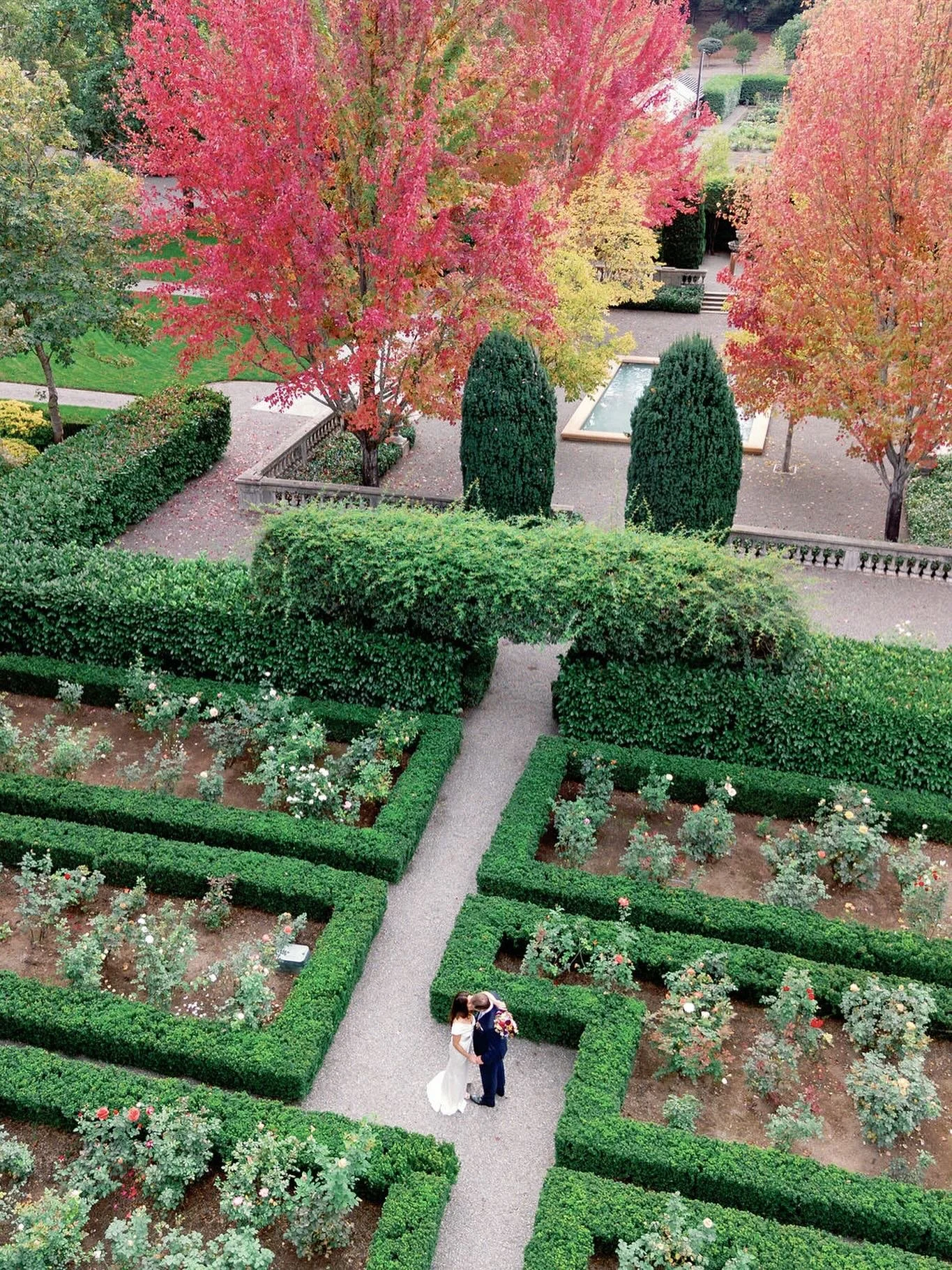 The perfect Fall afternoon at Beaulieu Garden for a special private wedding ceremony. 
.
.
.
Photo @adrianaklas 
Floral @sarahsgardendesign 
Ceremony officiant @tanweddingsandevents 

#beaulieugarden #fall #napavalleywedding
