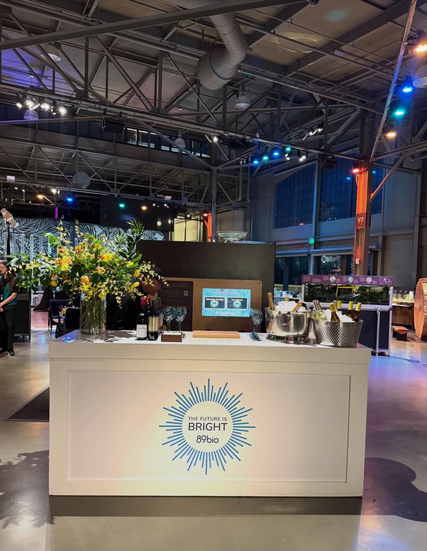 The future is bright! 89Bio was acquired by Roche Genentech and they brought me on board to plan their celebration. It was an honor to work with their amazing team&hellip; 3 days of festivities came together in 2 weeks with people traveling in from a