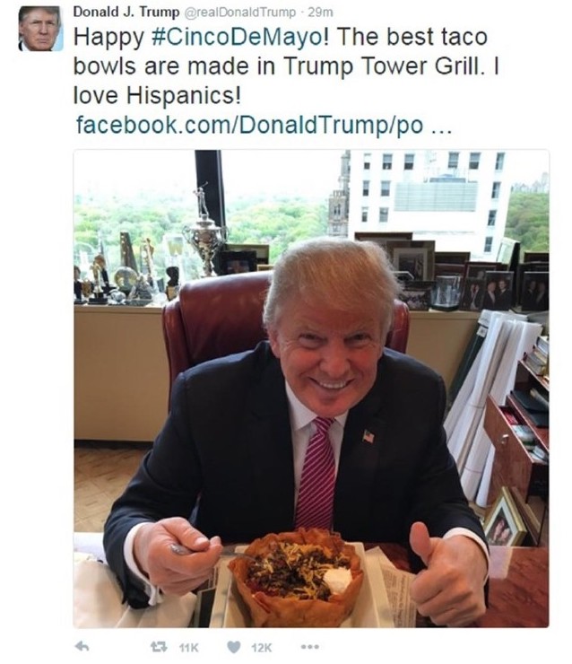 See? Trump loves Hispanics.