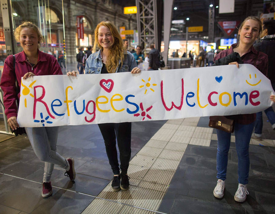 These scenes in Germany are not nearly as common as they were in 2015