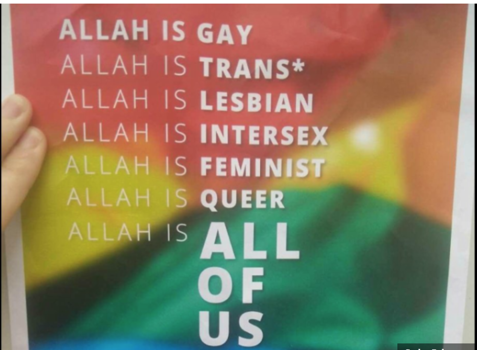 Trans Allah, Inshallah!