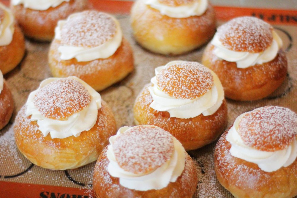 Semlor (Swedish Cardamom Buns)