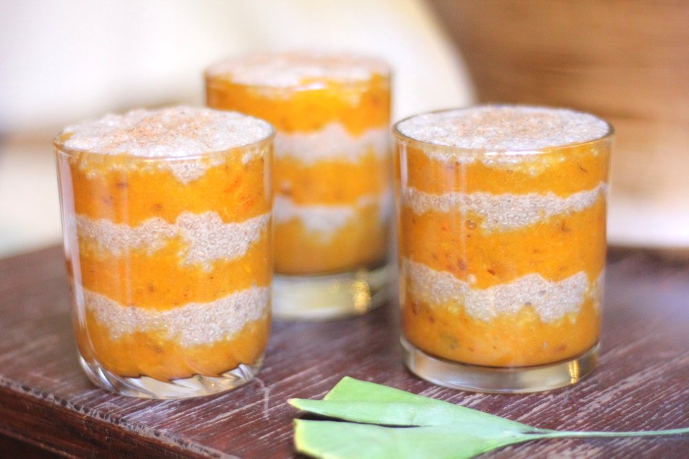 Chia Persimmon Pudding (Vegan)