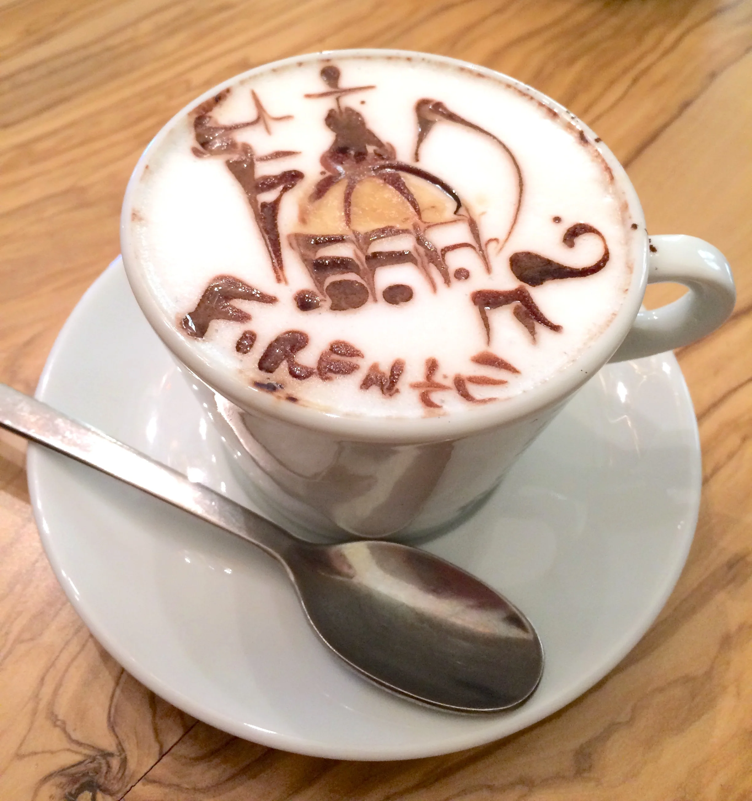 Duomo cappuccino art