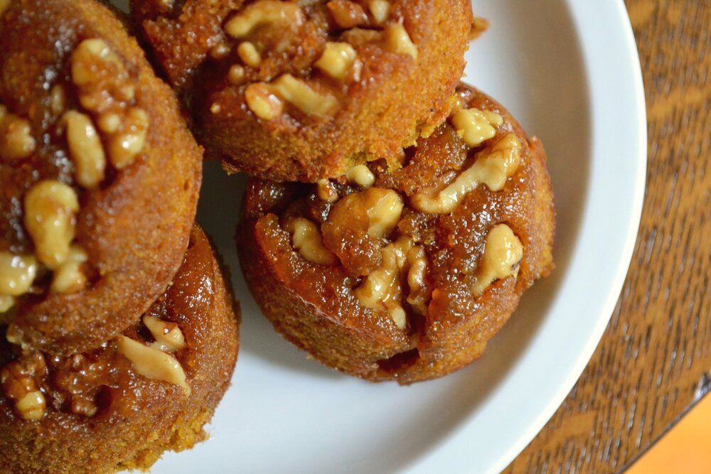 Pumpkin Sticky-Bun Muffins