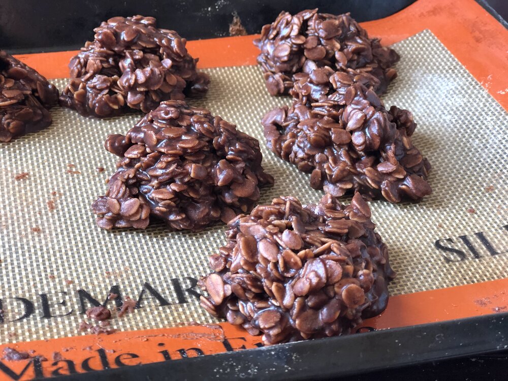 Chocolate No-Bake Cookies